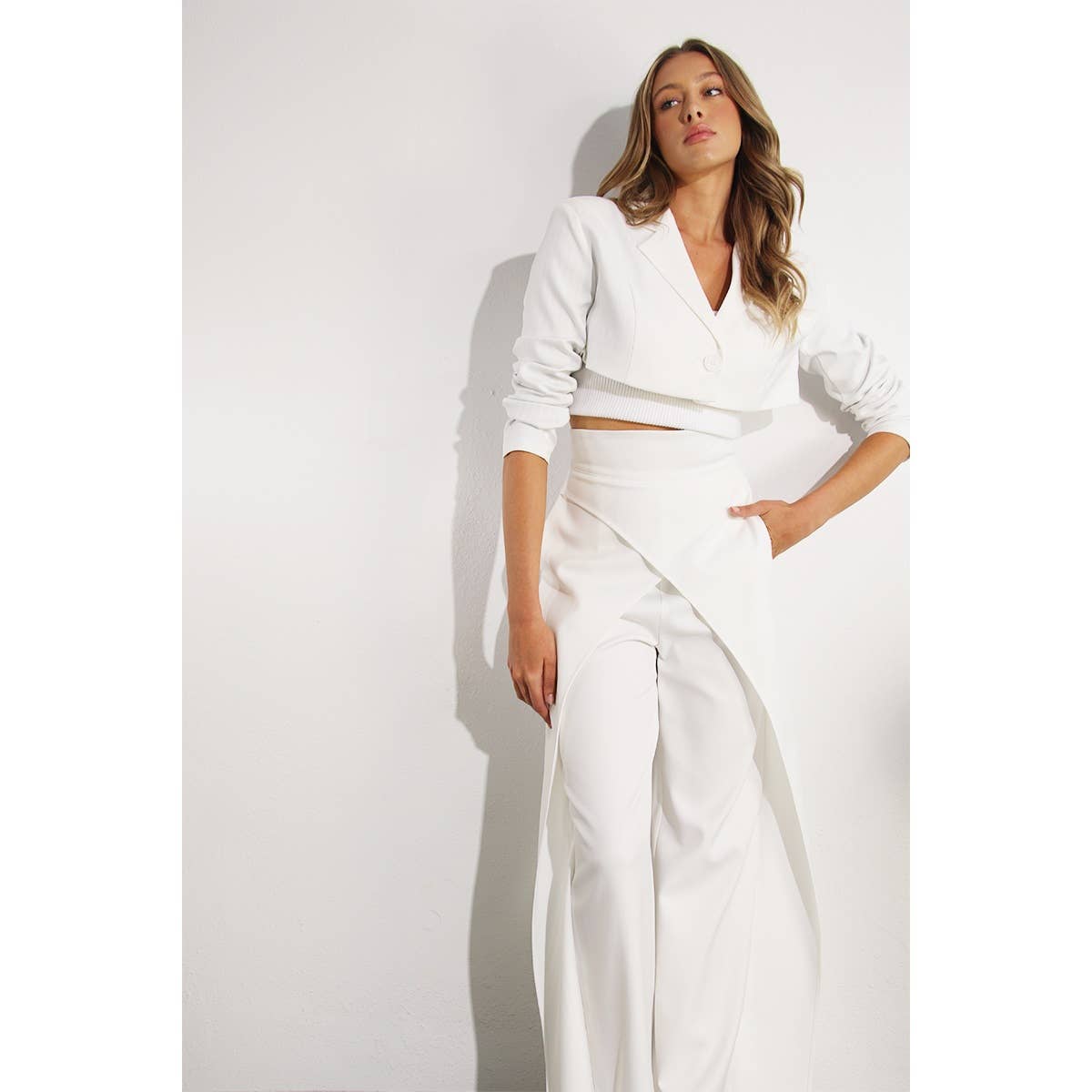 Mulla - FLY AWAY  BACK TIE PANTS: CREAM BEIGE / L