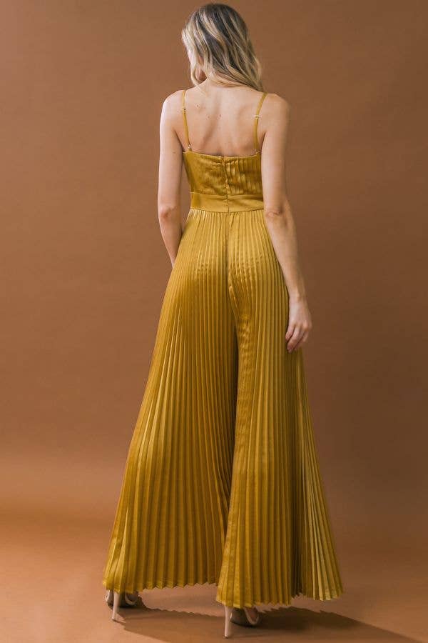 FLYING TOMATO - A solid woven jumpsuit - IP8050: MARIGOLD / Contemporary / L