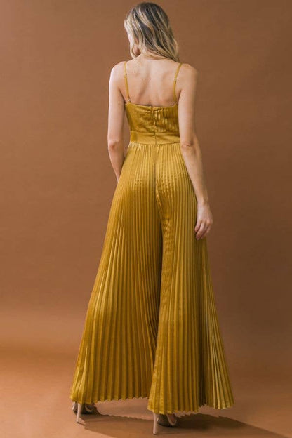 FLYING TOMATO - A solid woven jumpsuit - IP8050: MARIGOLD / Contemporary / M