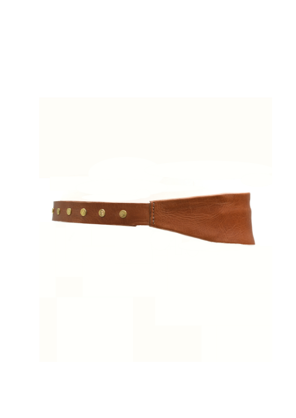 ADA Collection Belts - Naomi Belt – Cognac | Adjustable Snap Belt | One-Size