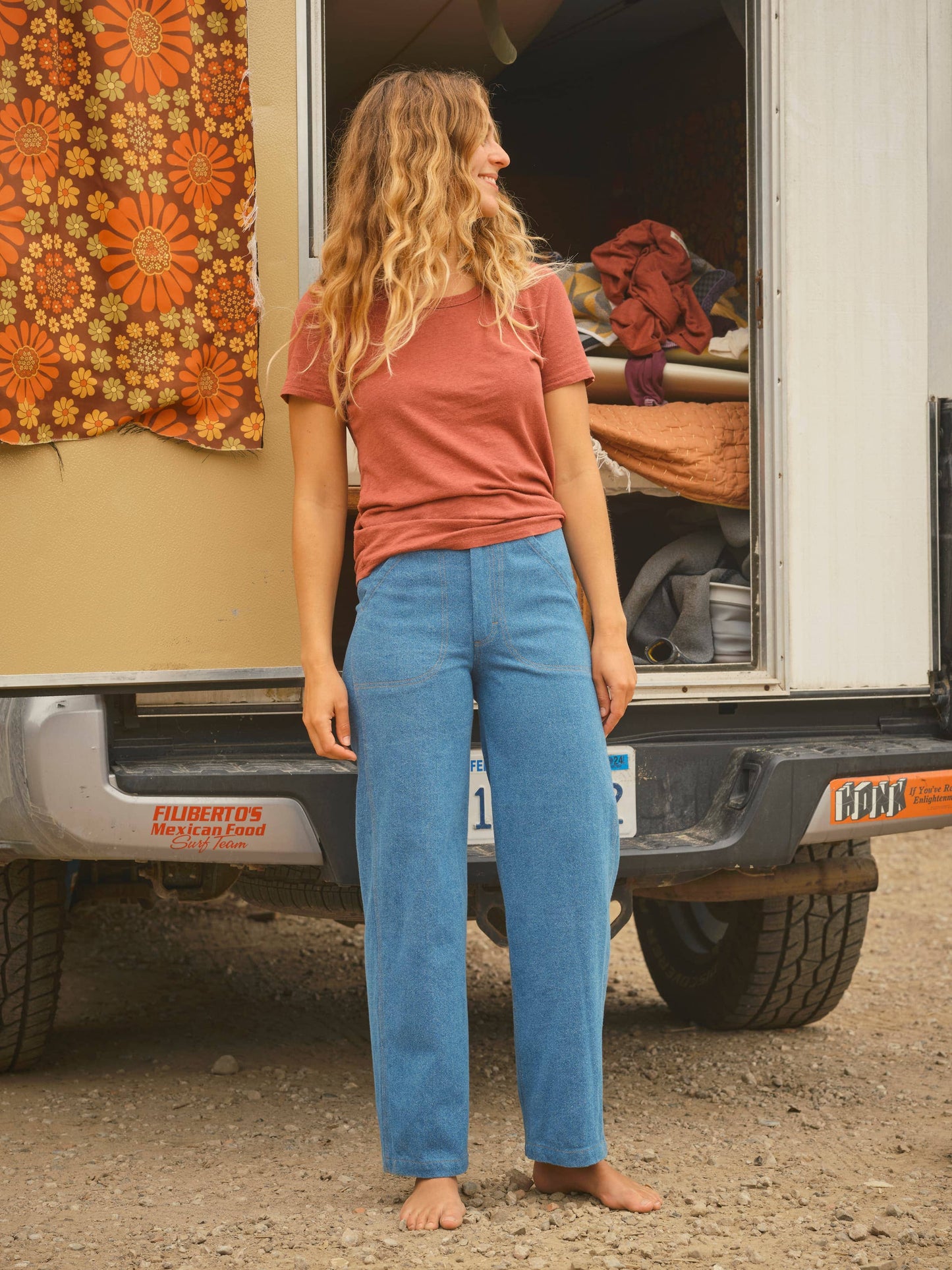 Mollusk - Painter Pants: Indigo Denim / S