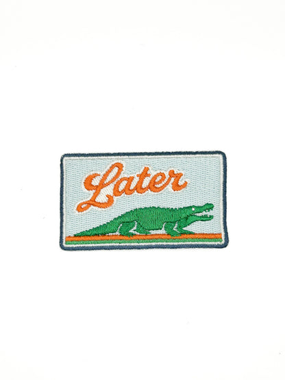 Field Trip Threads - Later Gator Embroidered Patch – Alligator Patch, Southern