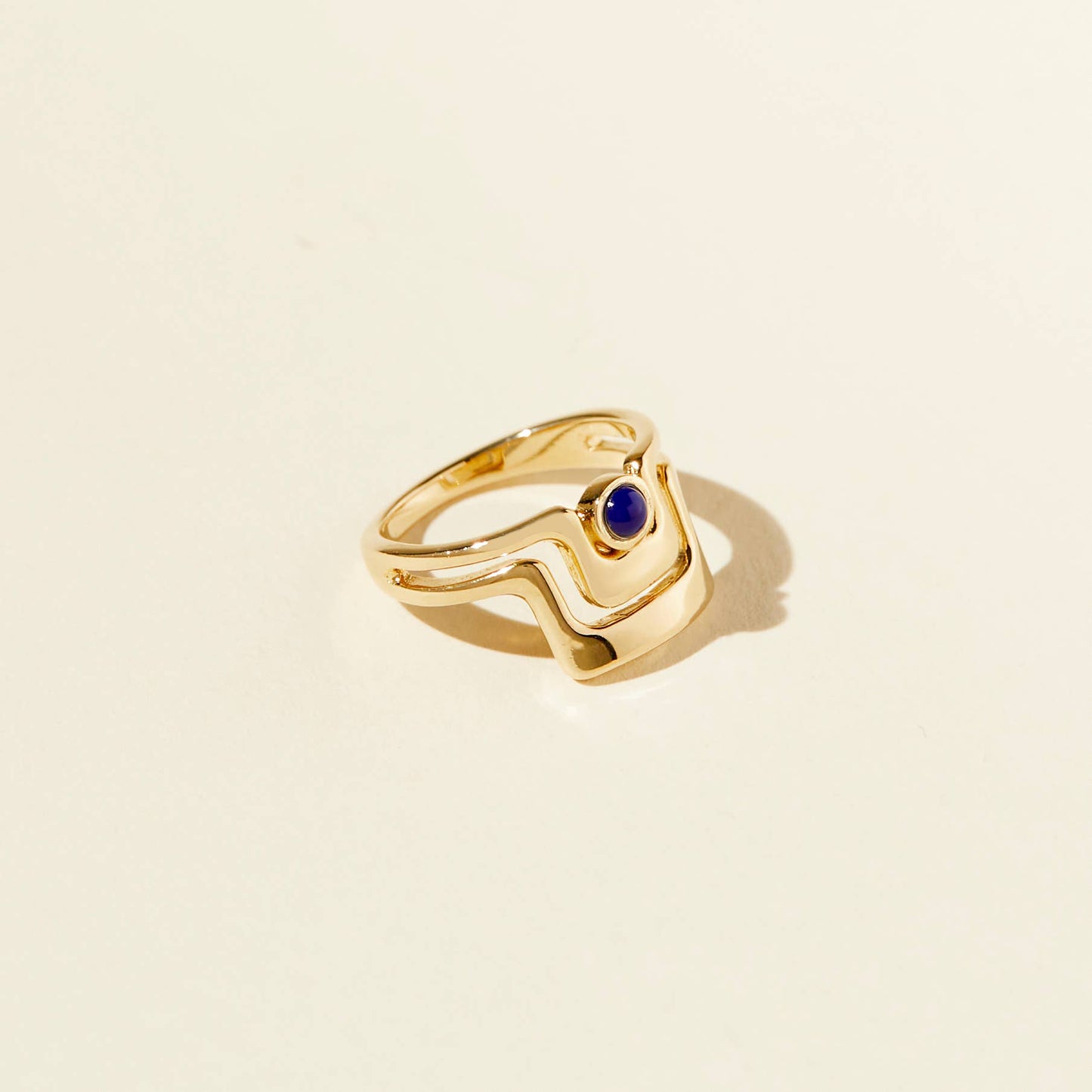 Lindsay Lewis - Grand Ring - Blue: 7