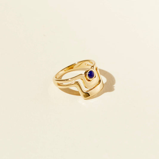 Lindsay Lewis - Grand Ring - Blue: 7