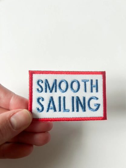 Field Trip Threads - Smooth Sailing Embroidered Iron-On Patch