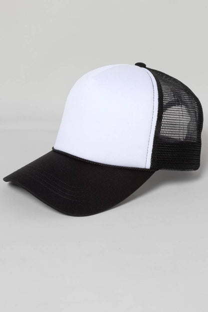 David And Young - FWCAPM212 - Two Tonefoam Trucker Cap: Royal Blue