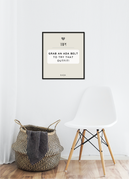 ADA Collection Belts - Wrap Belt - Toffee - OS