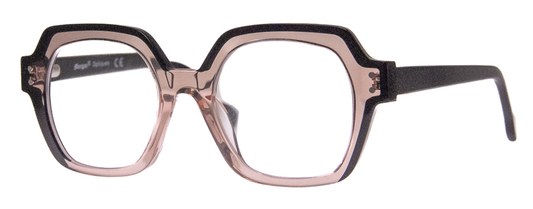 A.J. Morgan - Merriweather - Optical Quality Reading Glasses : Black/Champagne / 1.00