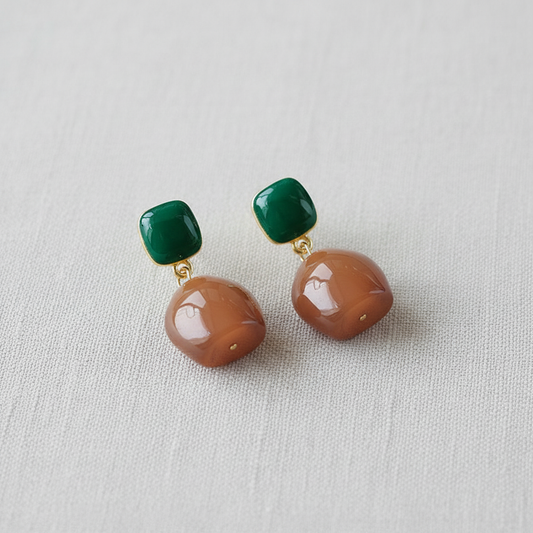 paperln - Retro Acrylic Geometric Earrings