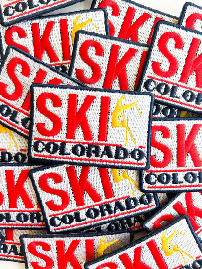 Field Trip Threads - Ski Colorado Embroiderd Iron On Patch