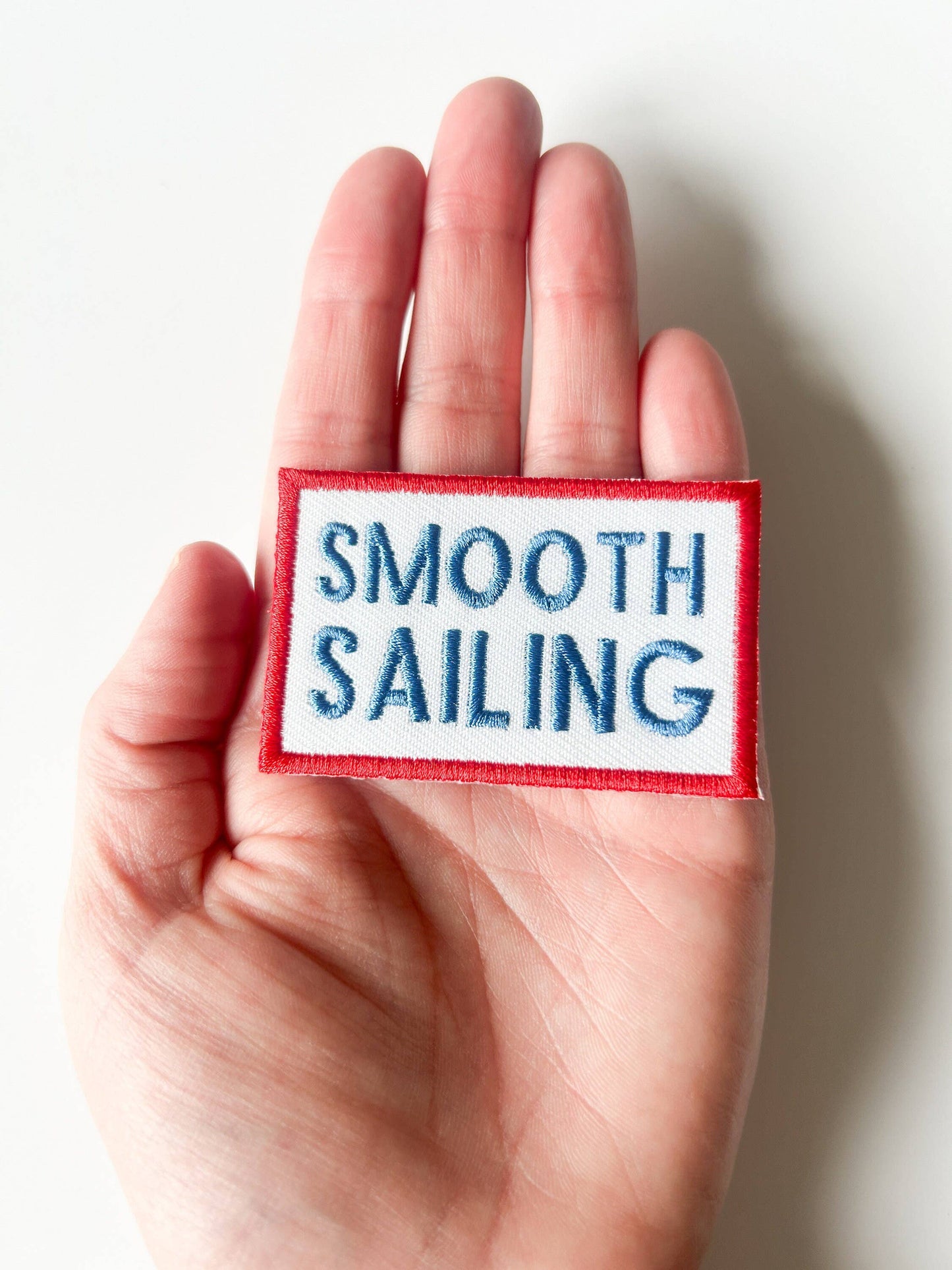 Field Trip Threads - Smooth Sailing Embroidered Iron-On Patch