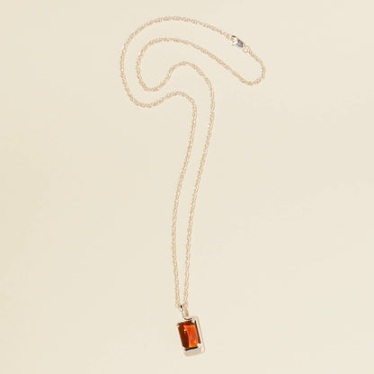 Lindsay Lewis - Foster Necklace - Brown: Gold Plated