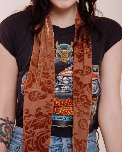 I'm With The Band - The Hendrix Gold Long Skinny Scarf