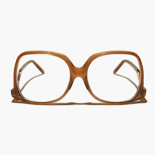 SUNGLASS MUSEUM - Brown Oversized Reader or Bifocal Glasses - Mia: Brown - Reader / 1.50
