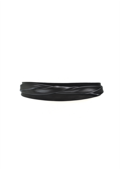 ADA Collection Belts - Midi Wrap Belt – Black | Adjustable One-Size