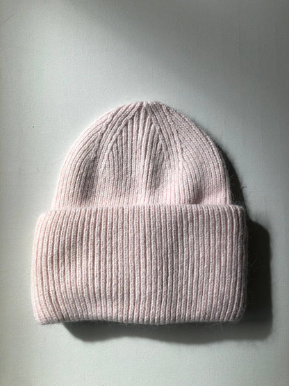 Billy Bamboo - ROYAL ANGORA WOOL BEANIE - snow pastel: Mocha green
