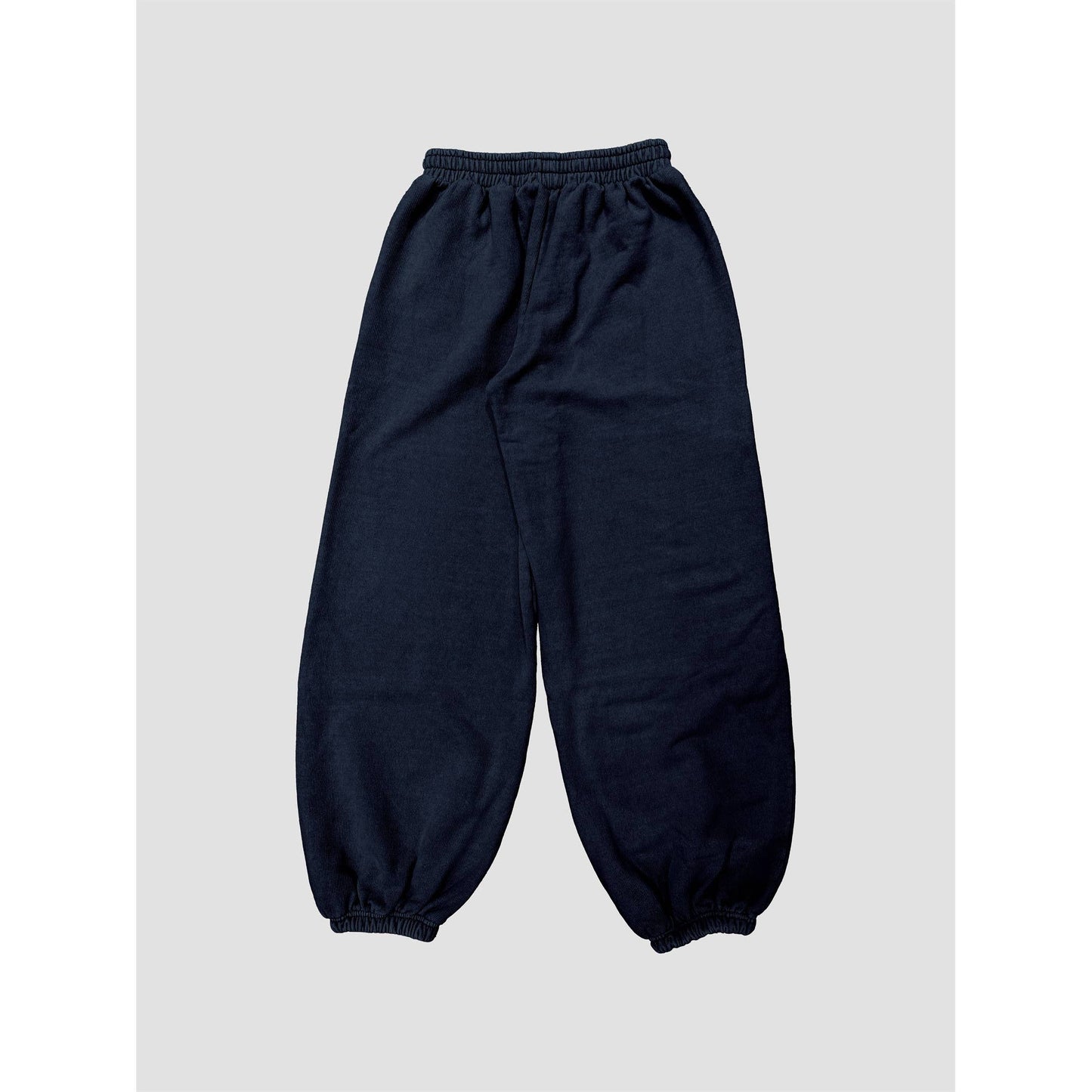 The Blank Lab - Acid Wash Wide Jogger Pants (AAB501_ACD): MIDNIGHT NAVY / S-M-L(2-2-2)