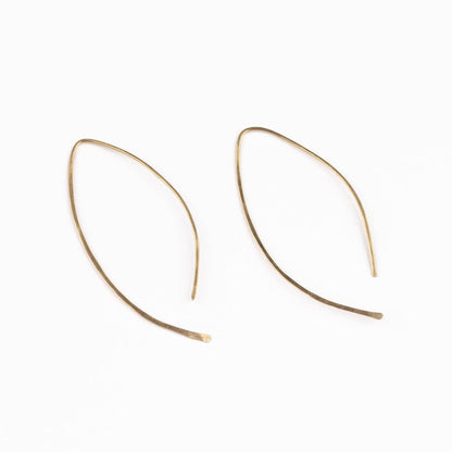 Forai - Qasioun Minimalist Threader Earrings in 14k Gold Fill
