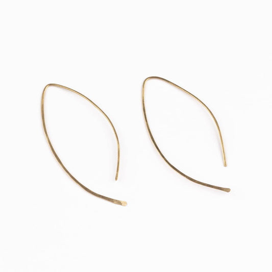 Forai - Qasioun Minimalist Threader Earrings in 14k Gold Fill