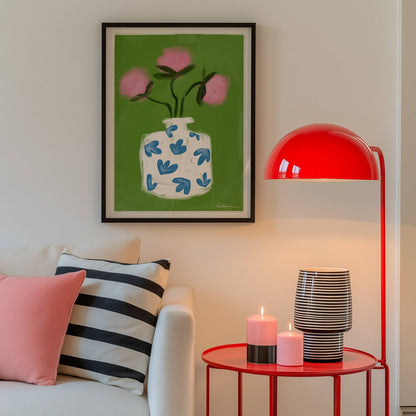 Pascale Berkowitz Studio Art - "Peonies" Giclée Fine Art Print: 8x10