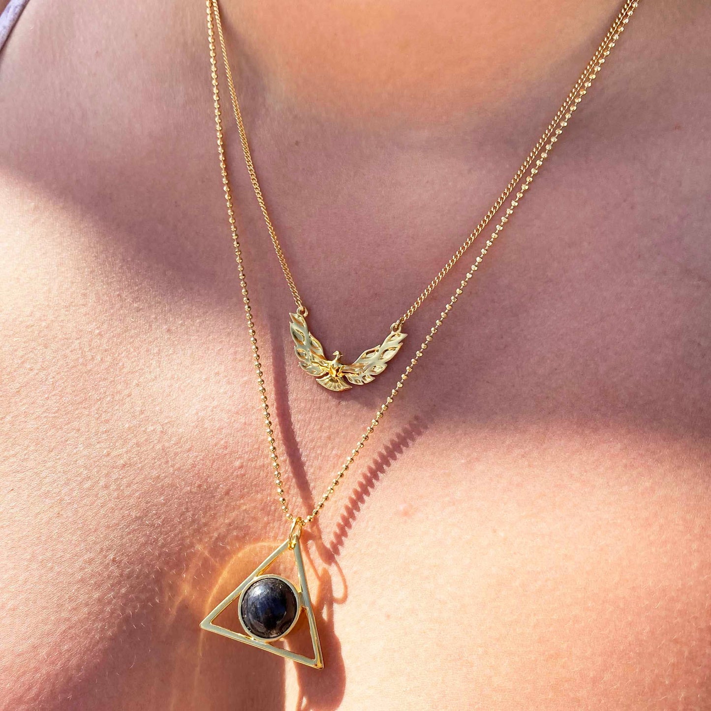 Glamrocks Jewelry - Baby Bandit Necklace: Gold