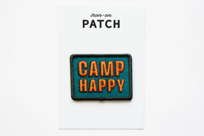 Union Made - Camp Happy Iron on Patch: Yes