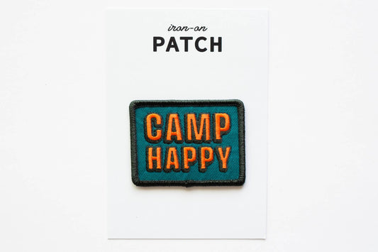 Union Made - Camp Happy Iron on Patch: Yes