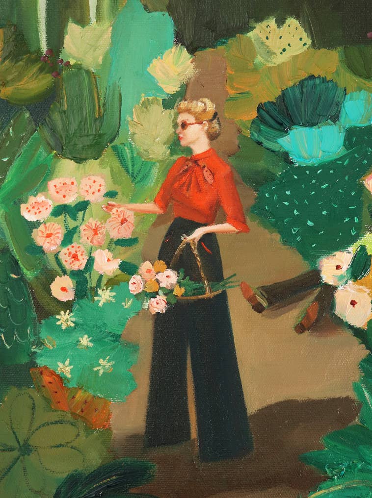 JANET HILL STUDIO - Not Even Tragedy Could Come Between Lady Saarsgard...8.5x11