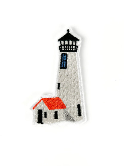 Field Trip Threads - Lighthouse Embroidered Patch Nautical Iron On Patch for Hat