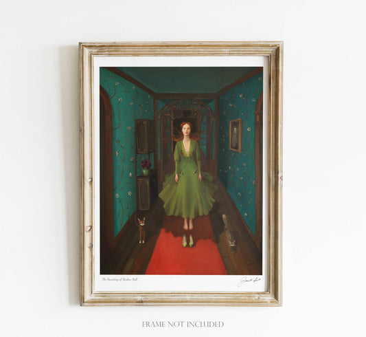 JANET HILL STUDIO - The Haunting of Harlow Hall. 8.5"x11" Art Print