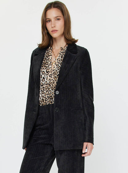 Current Air - CORDUROY SINGLE BREASTED JACKET: Camel / XS