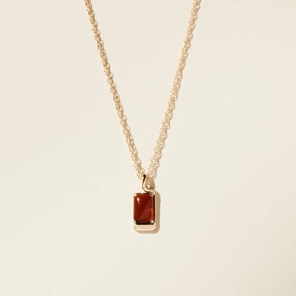 Lindsay Lewis - Foster Necklace - Brown: Gold Plated