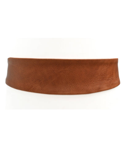 ADA Collection Belts - Naomi Belt – Cognac | Adjustable Snap Belt | One-Size
