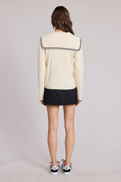 FLAT WHITE - Vienne Sweater Top: M/L