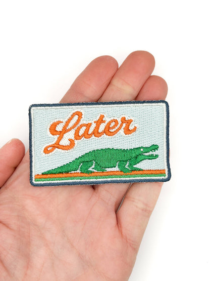 Field Trip Threads - Later Gator Embroidered Patch – Alligator Patch, Southern
