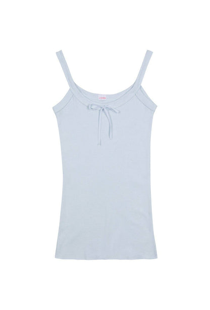 J. Marin Co. - The 1930's French Vintage Bow Organic Camisole - Made in L.A: Natural / M