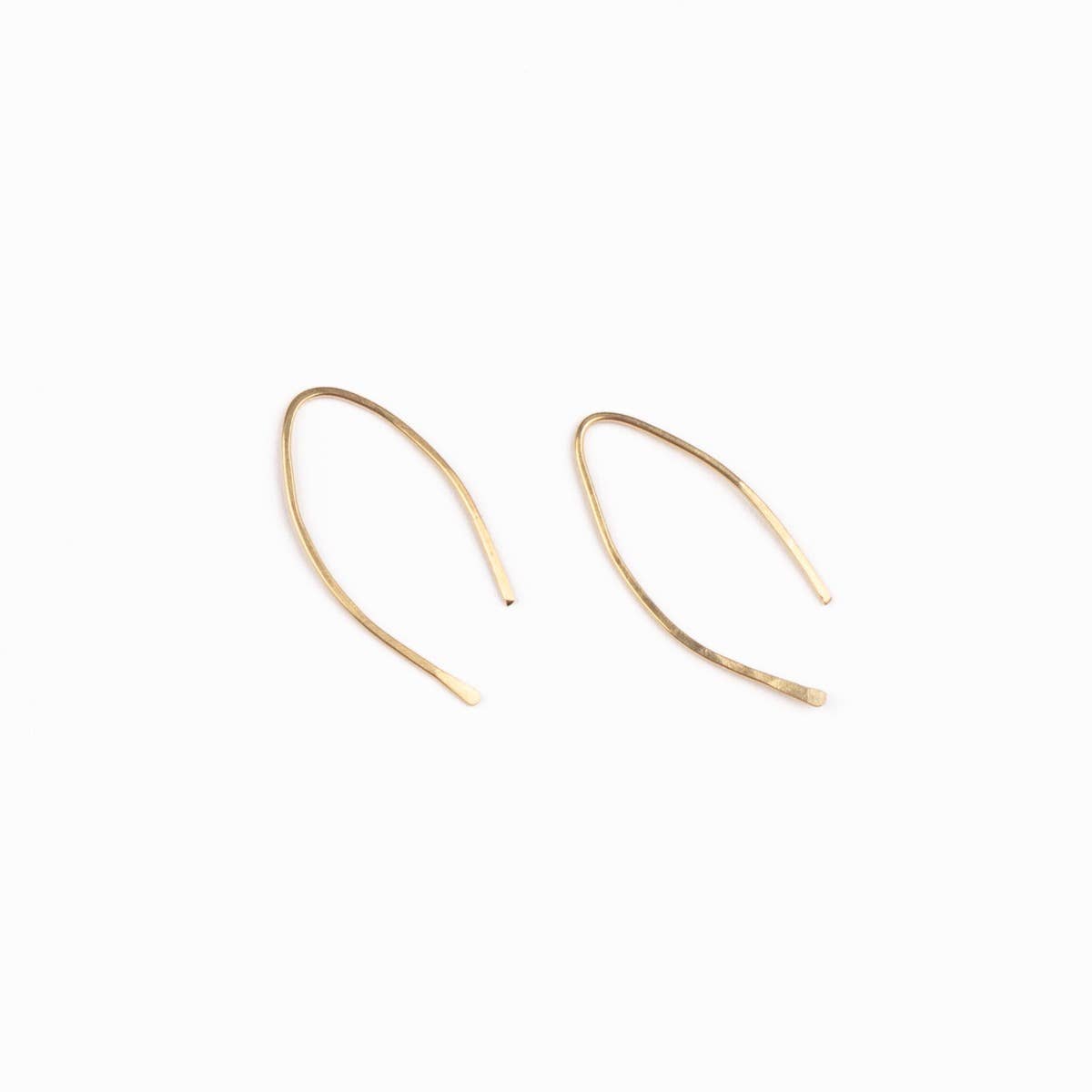 Forai - Qasioun Minimalist Mini-Threader Earrings in 14k Gold Fill