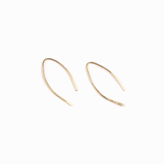 Forai - Qasioun Minimalist Mini-Threader Earrings in 14k Gold Fill