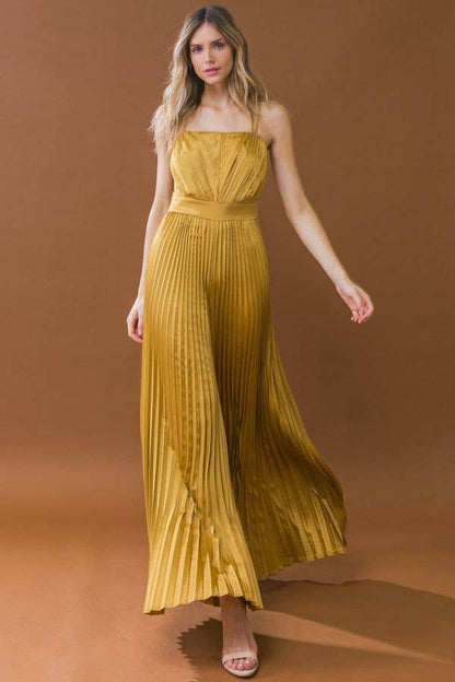 FLYING TOMATO - A solid woven jumpsuit - IP8050: MARIGOLD / Contemporary / S