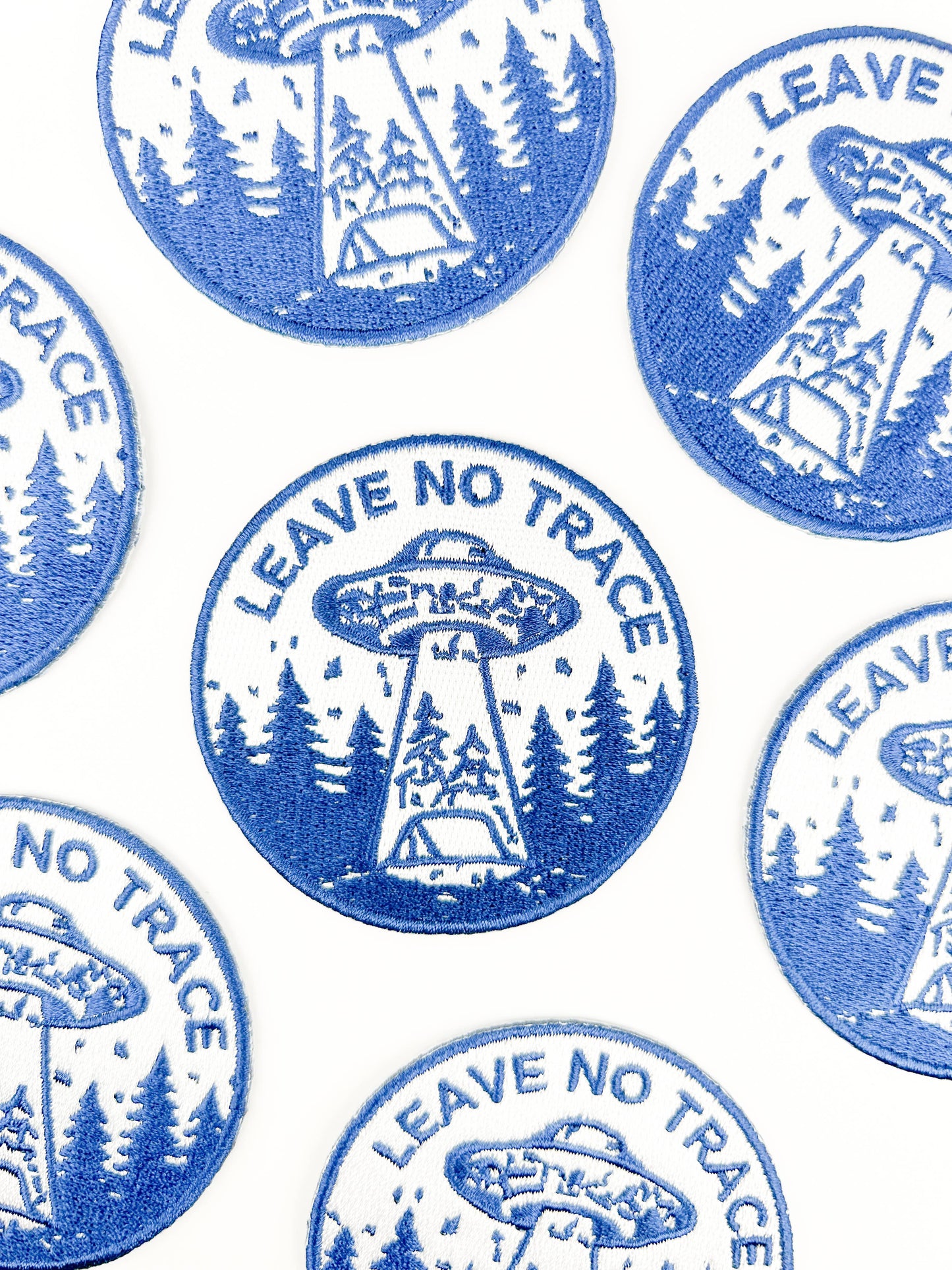 Field Trip Threads - Leave No Trace UFO Patch Embroidered Camping UFO
