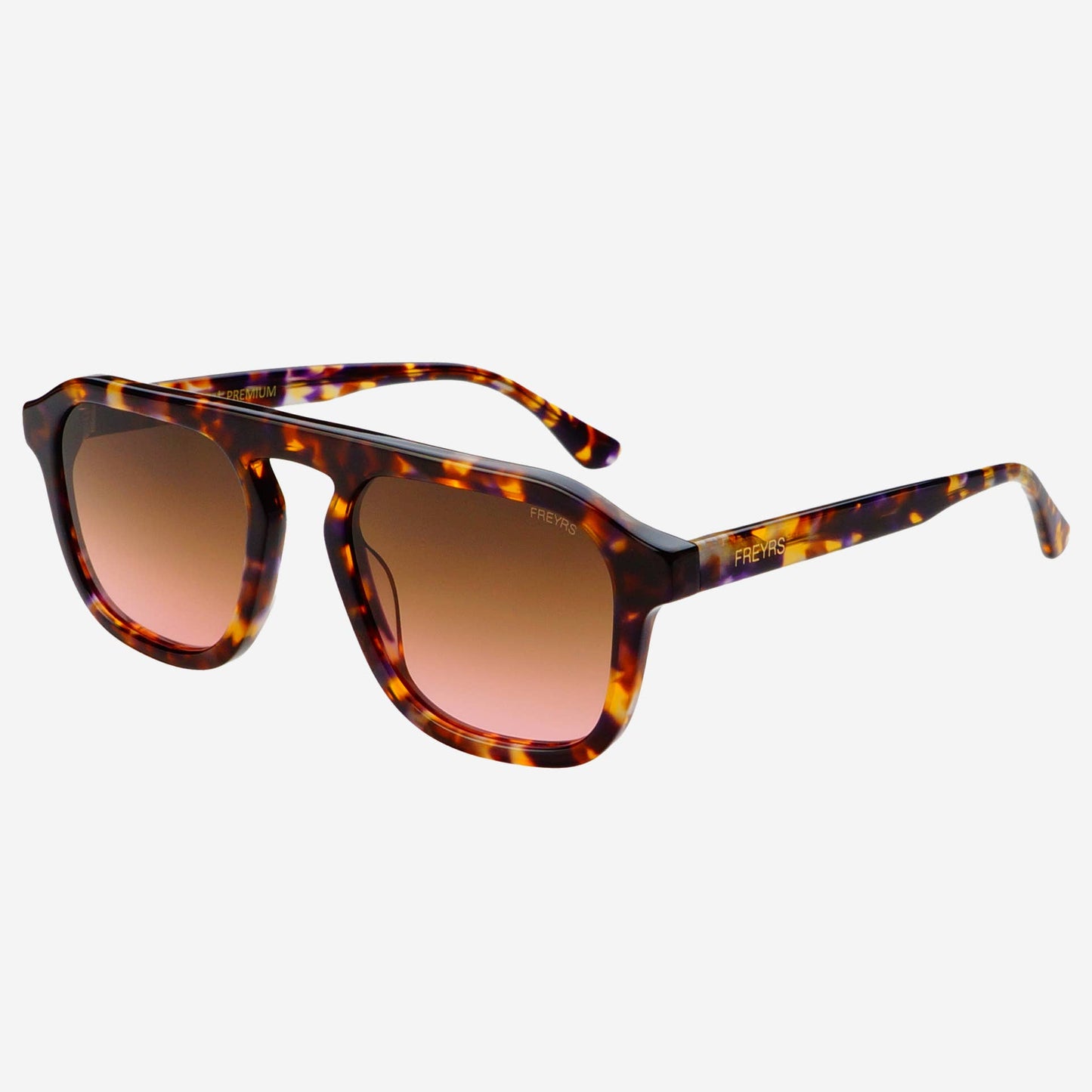 FREYRS Eyewear - Addison Acetate Unisex Aviator Sunglasses : Sunset