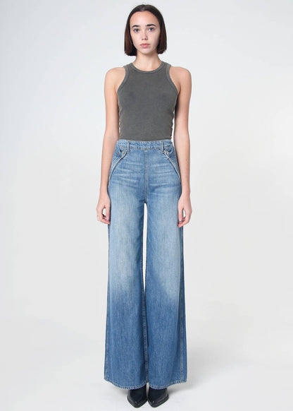 Noend Denim - Dina High Waisted Wide Jeans - San Diego: San Diego / 27