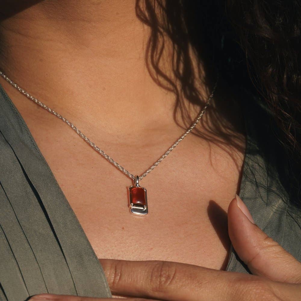 Lindsay Lewis - Foster Necklace - Brown: Gold Plated