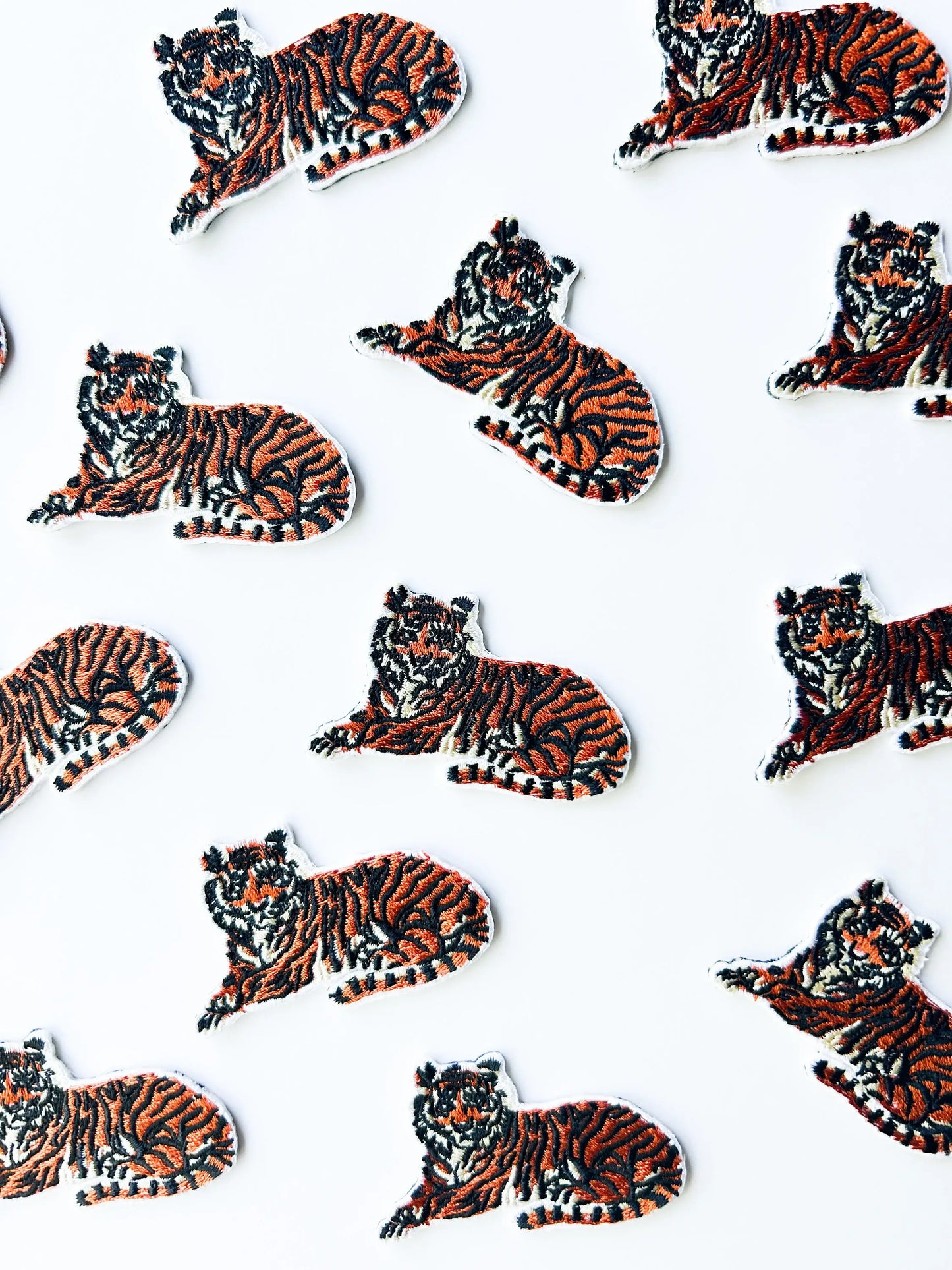Field Trip Threads - Tiger Embroidered Iron-On Patch