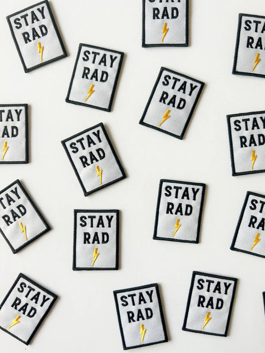 Field Trip Threads - Stay Rad Embroidered Iron-On Patch