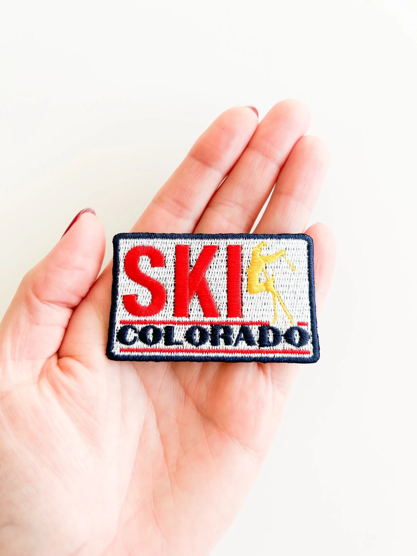 Field Trip Threads - Ski Colorado Embroiderd Iron On Patch