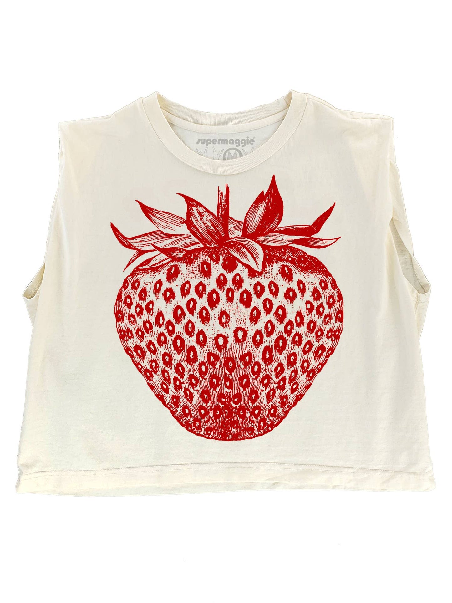 Supermaggie @ Faire - Strawberry Maisie Heavyweight Muscle Tee: Pink Lavender / Md