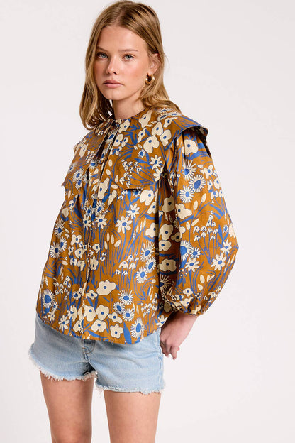 Ultramarine - Elowen Blouse: MIDNIGHT / L