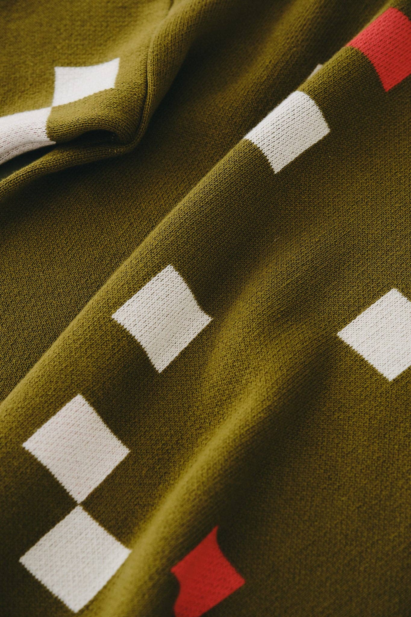 The Endery - Albers Short Sleeve Sweater Tee - Avocado: XS/S