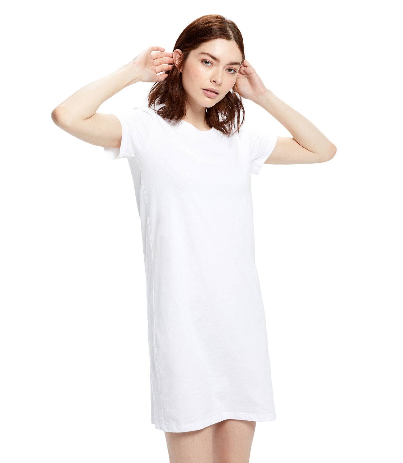 US Blanks - Women's Cotton T-Shirt Dress, 30 singles: NAVY BLUE / S